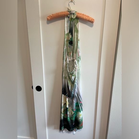 y2k halter style fairy core asymmetrical hem dress💕 - Picture 4 of 4